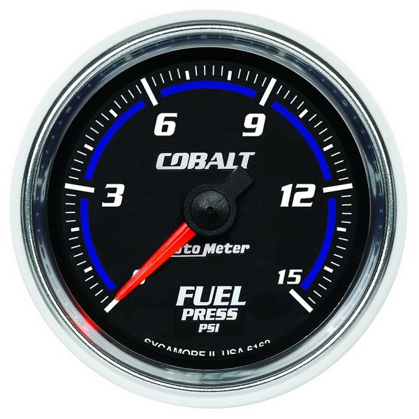 2-1/16" FUEL PRESSURE, 0-15 PSI, COBALT